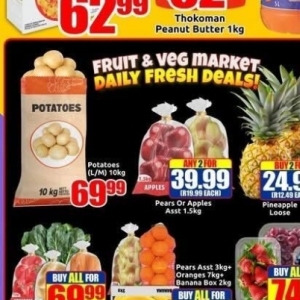 Potatoes at Three Star Cash and Carry