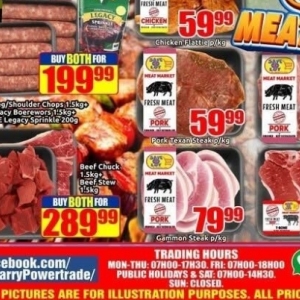 Pork at Three Star Cash and Carry
