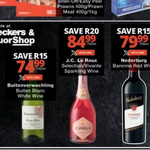 Wine at Checkers Hyper