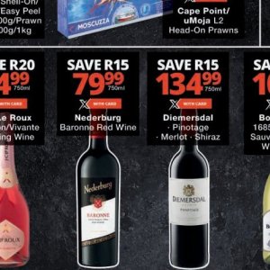 Wine at Checkers Hyper