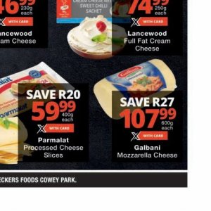 Mozzarella at Checkers