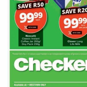 Coffee nescafe  at Checkers Hyper