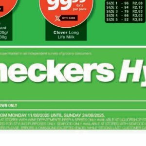Beer at Checkers Hyper