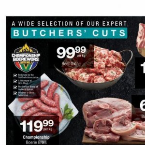 Beef at Checkers