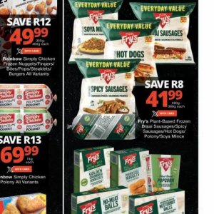 Sausages at Checkers