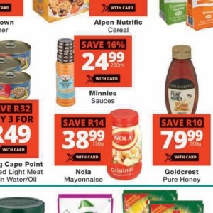 Sauces at Checkers