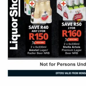 Beer stella artois Stella Artois at Checkers Hyper