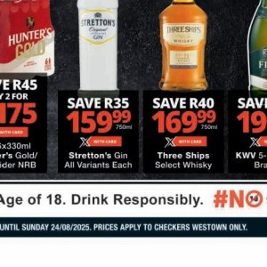 Gin at Checkers Hyper