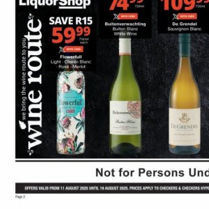 Wine at Checkers