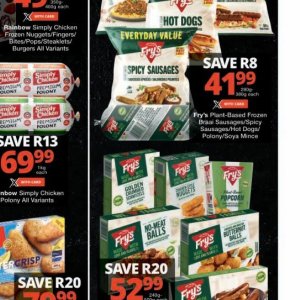Sausages at Checkers