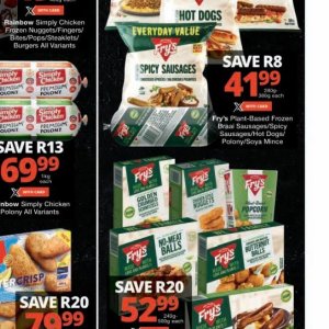 Sausages at Checkers