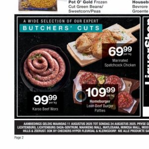 Beef at Checkers