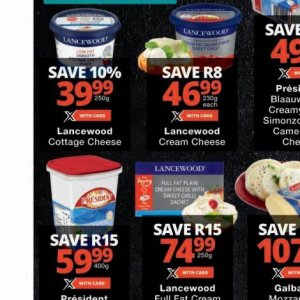 Cottage cheese at Checkers