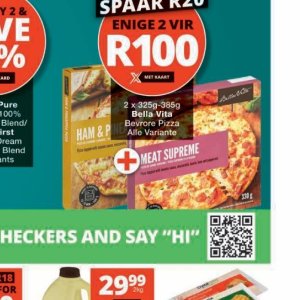 Pizza at Checkers
