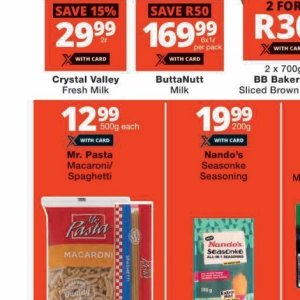 Pasta at Checkers Hyper