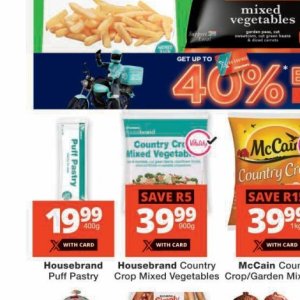 Puff pastry at Checkers Hyper