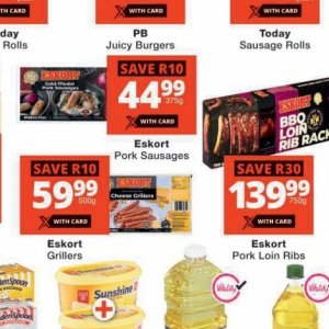 Sausages at Checkers Hyper