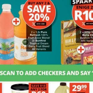 Juice at Checkers