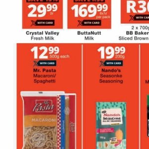 Pasta at Checkers Hyper