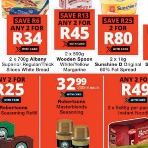 Margarine at Checkers