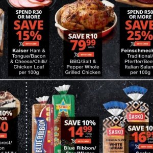 Grilled chicken at Checkers