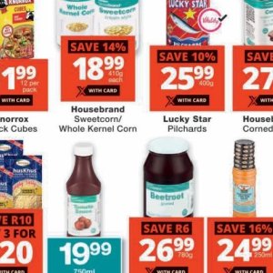 Corn knorr  at Checkers