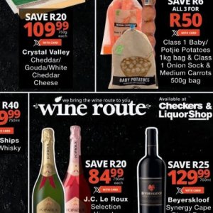 Wine at Checkers