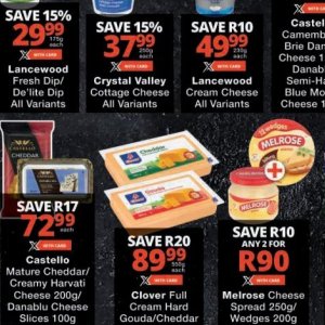 Cheddar at Checkers