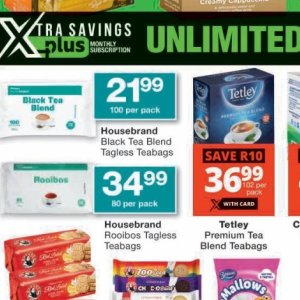 Tea at Checkers Hyper
