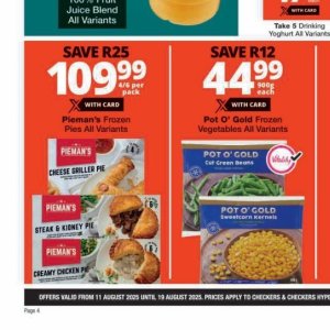 Pie at Checkers