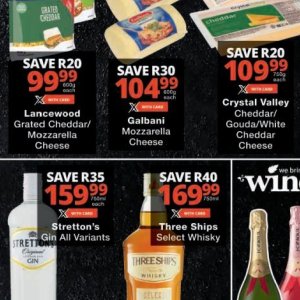 Cheese at Checkers
