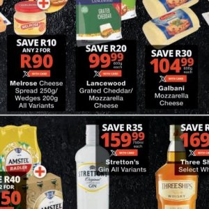 Mozzarella at Checkers
