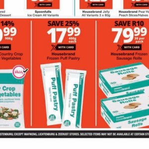 Puff pastry at Checkers
