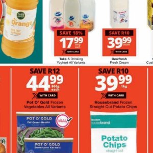 Yoghurt at Checkers