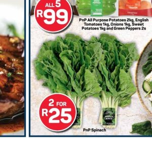 Spinach at Pick n Pay Hyper