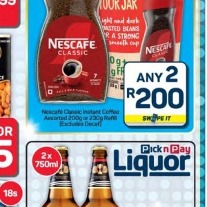 Coffee nescafe  at Pick n Pay Hyper