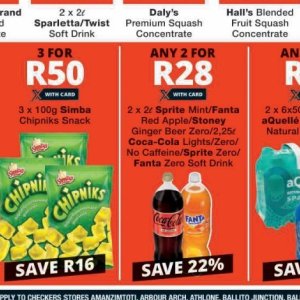  Coca Cola at Checkers