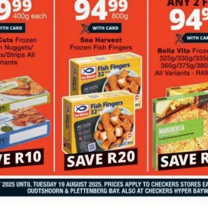 Fish at Checkers
