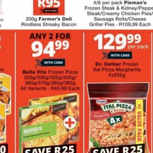 Pizza at Checkers