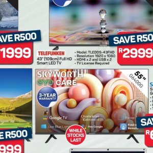 TV set at Pick n Pay Hyper
