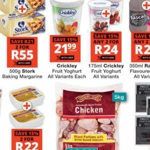 Yoghurt at Checkers