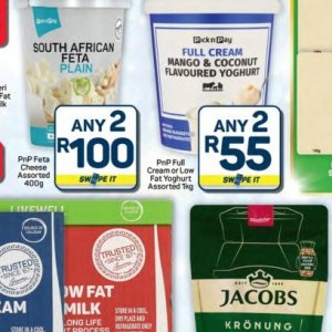 Yoghurt at Pick n Pay Hyper