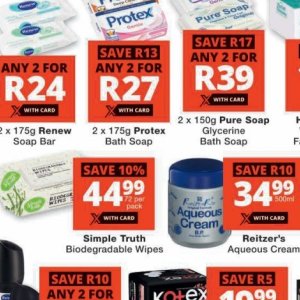 Soap at Checkers