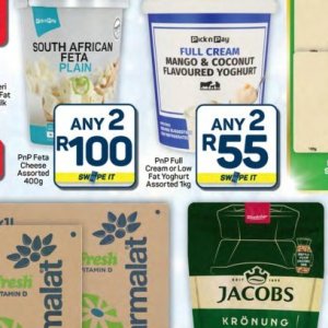 Yoghurt at Pick n Pay Hyper