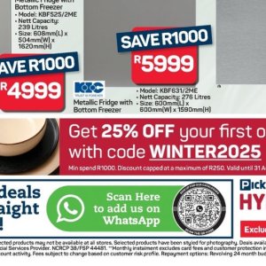 Freezer at Pick n Pay Hyper