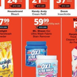 Stain remover at Checkers Hyper