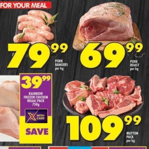 Pork at Shoprite