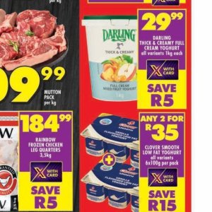 Cream at Shoprite