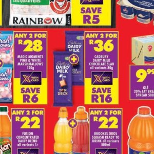 Chocolate at Shoprite