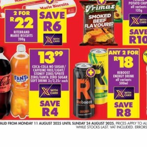 Fizzy drink at Shoprite